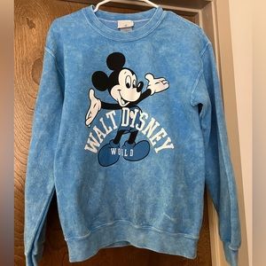 Walt Disney World Mickey Mouse Sweater Blue
